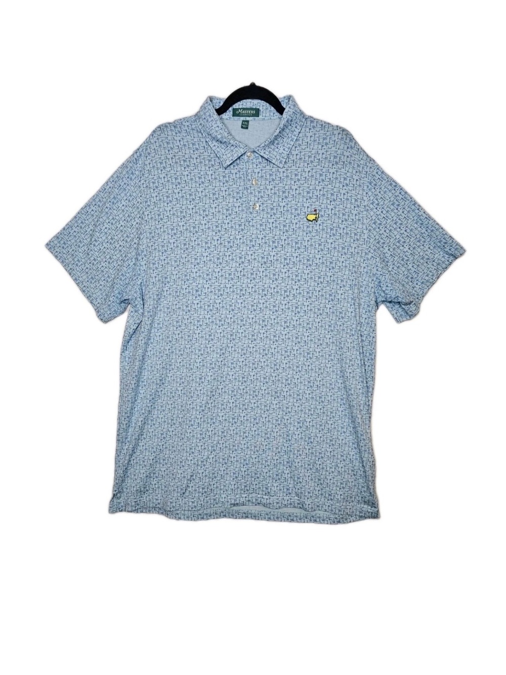 Masters classics Geometric Print XXL polo